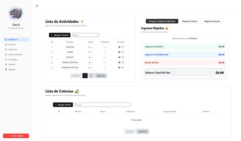 Che-Il Complejo Deportivo